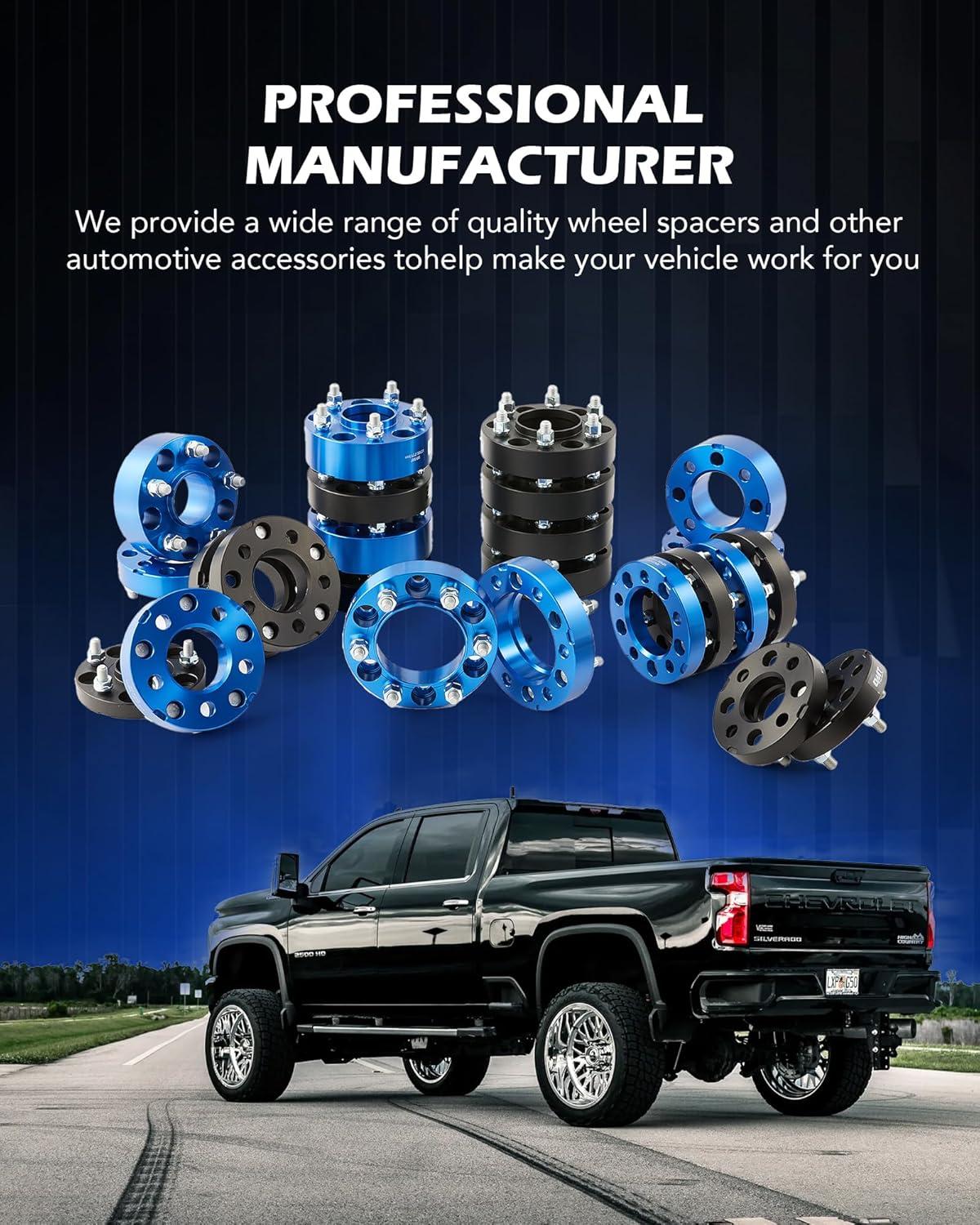 imageOrion Motor Tech 6x135 Wheel Spacers with 14x20 Studs Compatible with 20042014 Ford F150 Unfit 0408 XLXTL 20032018 Ford Expedition 20032014 Lincoln Navigator 4pcs