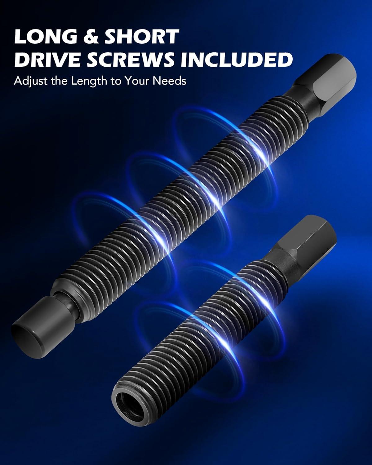 imageOrion Motor Tech Ball Joint Press Kit C Frame Press for Ball Joints U Joints Brake Anchor Pins and Wheel Studs U Joint Removal Tool Set with C Frame Press and 2 Screws for Joint Replacement
