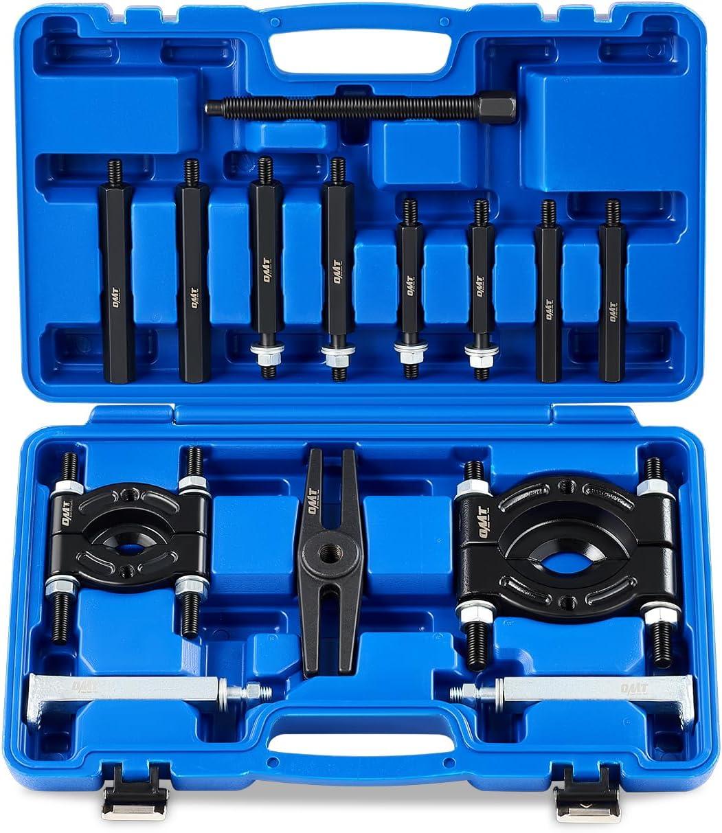 imageOrion Motor Tech Bearing Puller Set 5 Ton Capacity Bearing Separator Pinion Wheel Bearing Removal Kit with 2quot and 3quot Jaws Wheel Hub Axle Puller Set Heavy Duty Bearing Splitter Tool Kitblack bearing separator