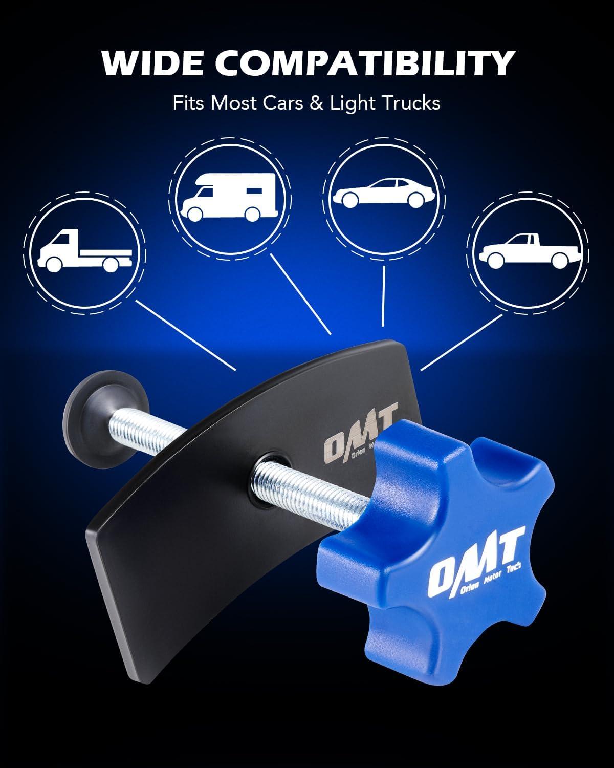 imageOrion Motor Tech Brake Pad Spreader Heavy Duty Brake Pad Spreader Tool Brake Piston Compressor Tool for Compressing Inner Pad Solid Steel Disc Brake Caliper Spreader for Cars ampamp Light TrucksLite