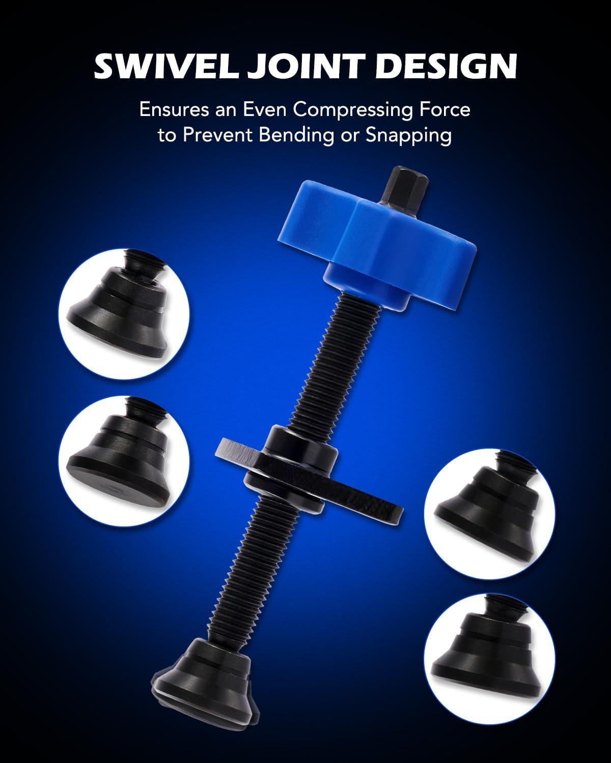 imageOrion Motor Tech Brake Pad Spreader Heavy Duty Brake Pad Spreader Tool Brake Piston Compressor Tool for Compressing Inner Pad Solid Steel Disc Brake Caliper Spreader for Cars ampamp Light TrucksAdvanced