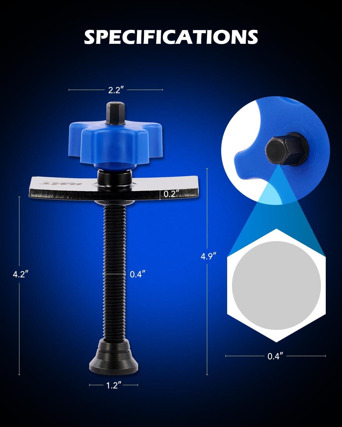 imageOrion Motor Tech Brake Pad Spreader Heavy Duty Brake Pad Spreader Tool Brake Piston Compressor Tool for Compressing Inner Pad Solid Steel Disc Brake Caliper Spreader for Cars ampamp Light TrucksAdvanced