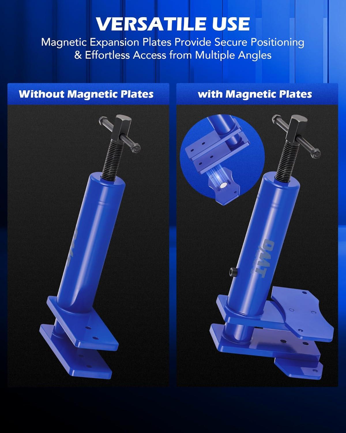imageOrion Motor Tech Caliper Piston Compressor Tool Universal Brake Caliper Tool for Multi Piston Brake Pad Spreader Heavy Duty Brake Caliper Spreader Tool with Magnetic Expansion Plates ampamp Hanger Hooks