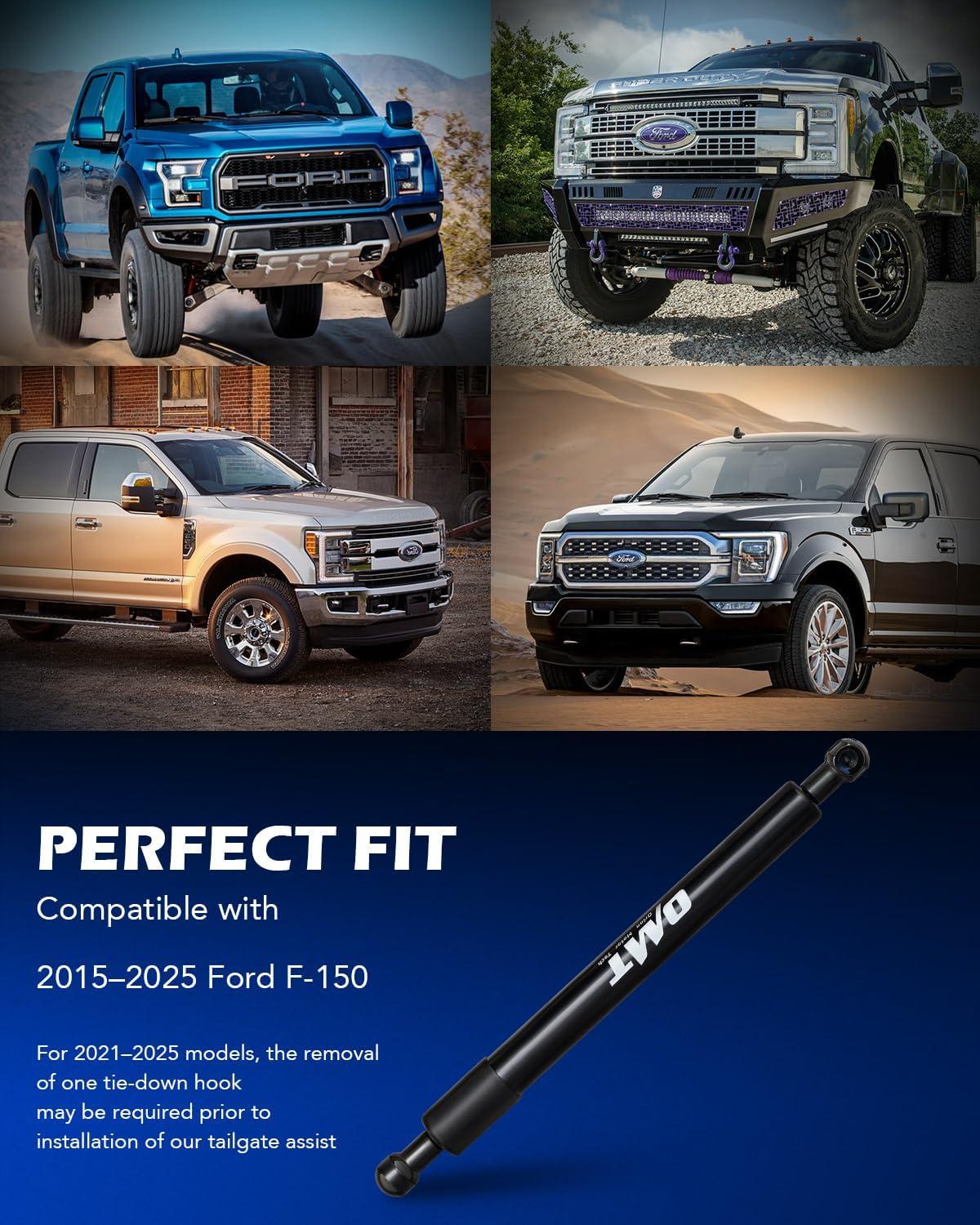 imageOrion Motor Tech Compatible with 1525 F150 Tailgate Assist Accessories Truck Tail Gate Lift Assist Tailgate Shock Compatible with Ford F150 2015 2016 2017 2018 2019 2020 2021 2022 2023 2024 2025