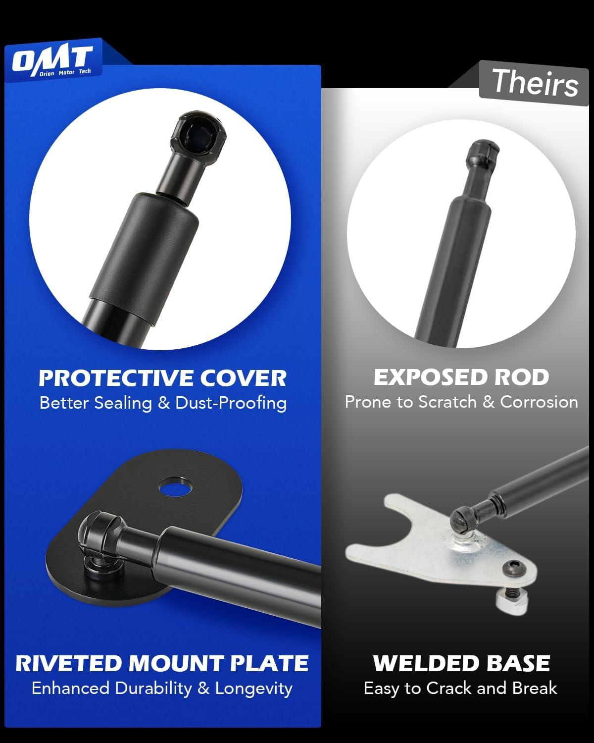 imageOrion Motor Tech Compatible with 1525 F150 Tailgate Assist Truck Tailgate Shock Compatible with 2015 2016 2017 2018 2019 2020 2021 2022 2023 2024 2025 Ford F150 XL XLT Platinum Raptor King RanchBlack
