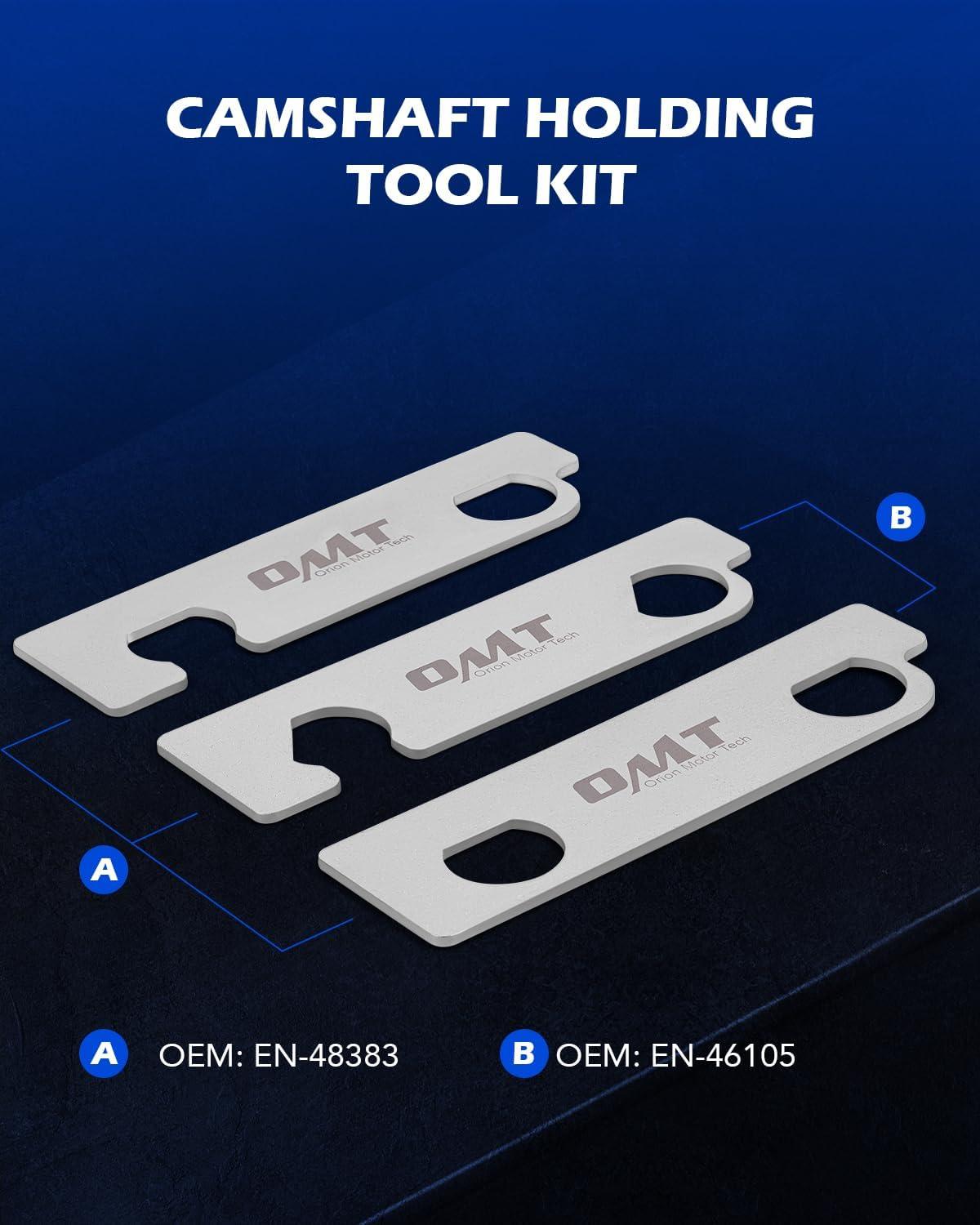 imageOrion Motor Tech EN 48383 Camshaft Retaining Tool EN 46105 Compatible with Cadillac Buick Chevrolet Vauxhall Saab Pontiac Equinox Holden Saturn Cam Alignment Holding Kit for V6 28L 30L 36L Engines
