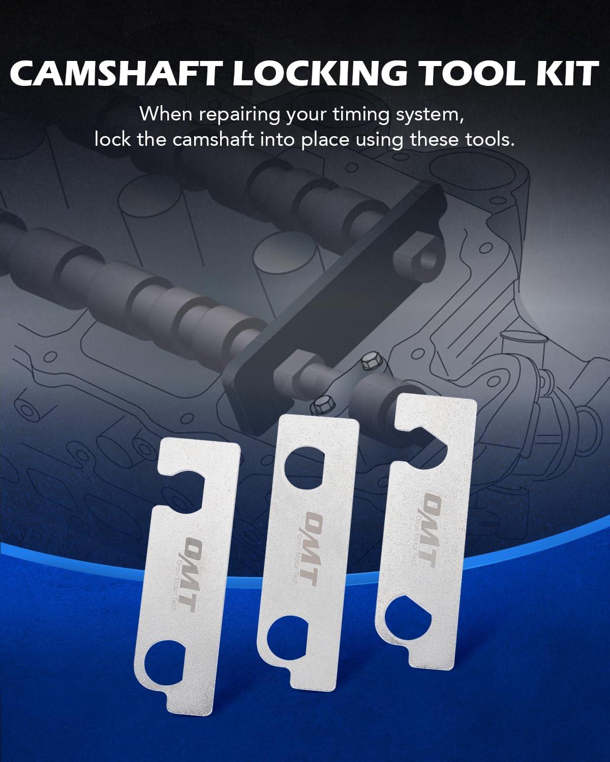imageOrion Motor Tech EN 48383 Camshaft Retaining Tool EN 46105 Compatible with Cadillac Buick Chevrolet Vauxhall Saab Pontiac Equinox Holden Saturn Cam Alignment Holding Kit for V6 28L 30L 36L Engines