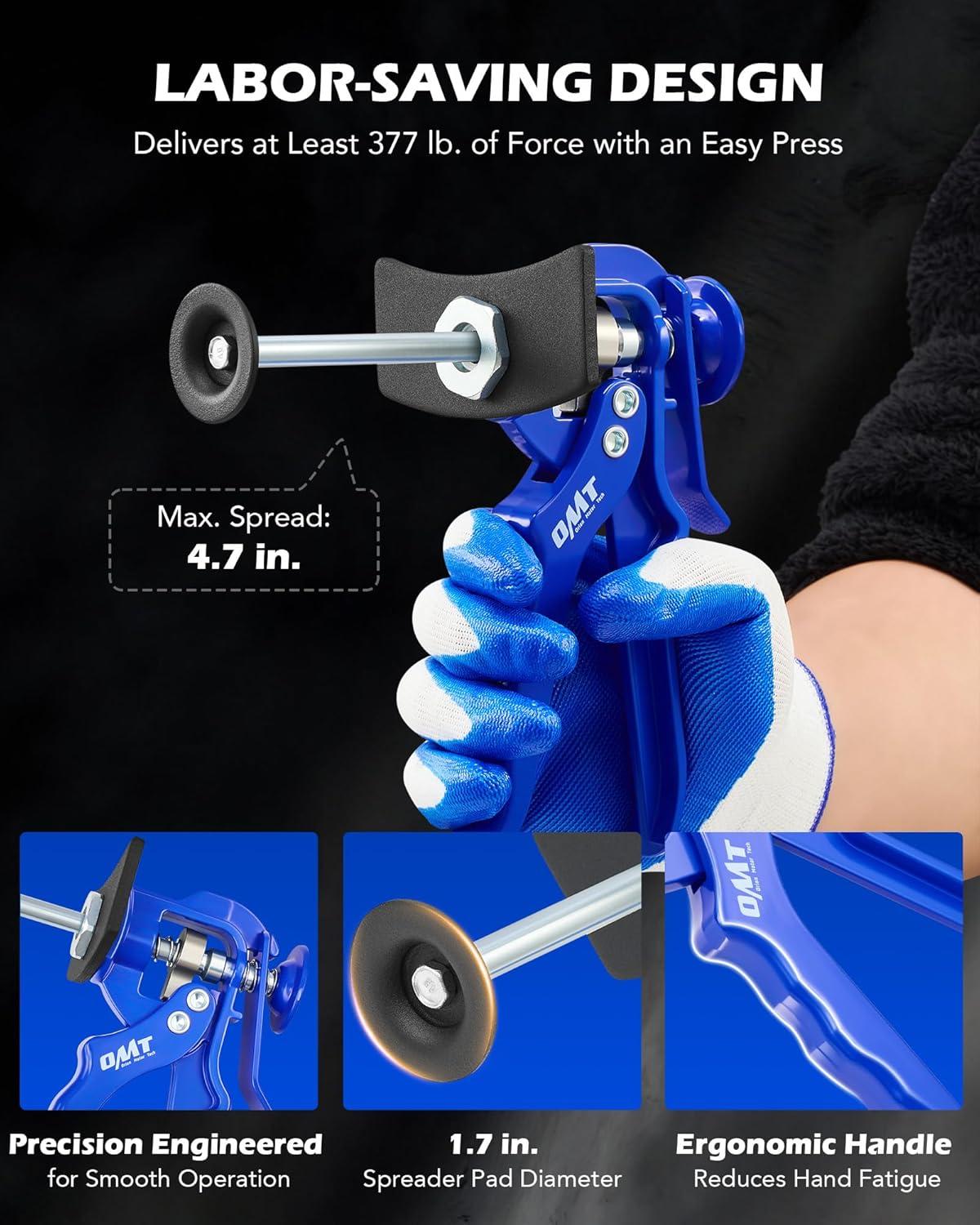 imageOrion Motor Tech Speedy Brake Caliper Compression Tool Heavy Duty Caliper Piston Compressor Tool for Brake Pad Replacement Disc Brake Caliper Tool for Single Piston Dual Piston on Most Cars ampamp Trucks