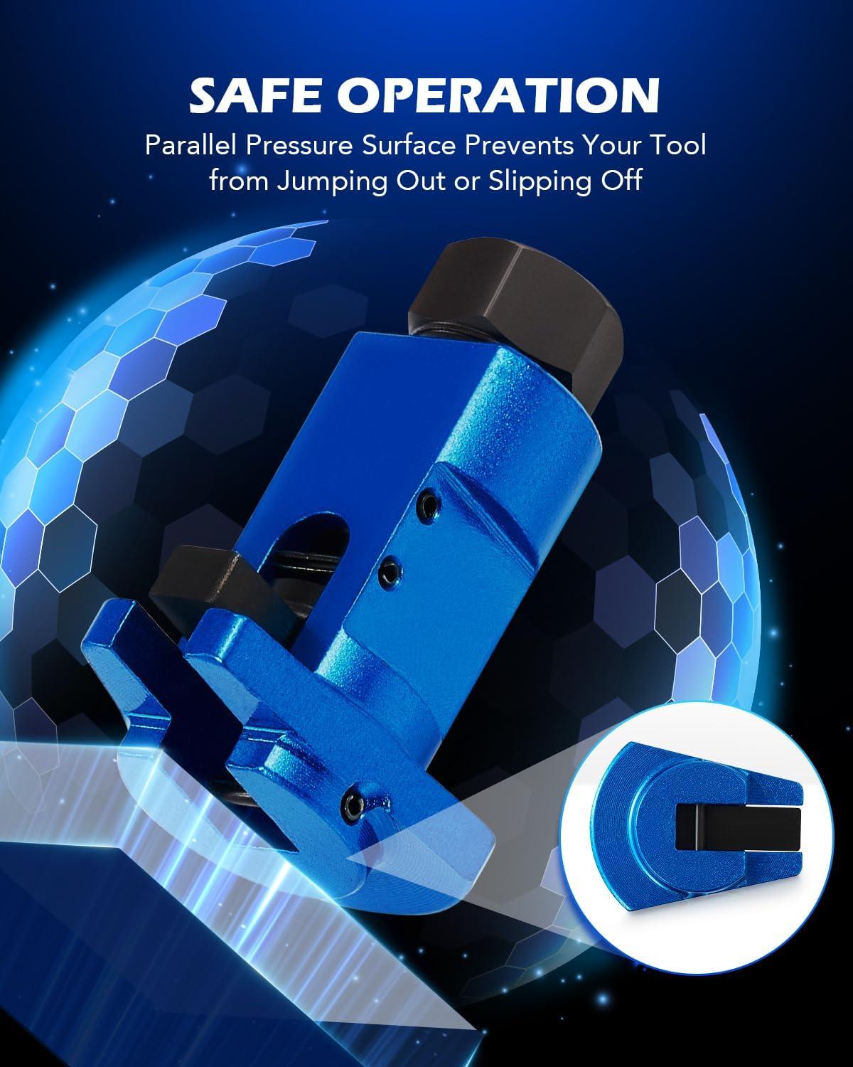 imageOrion Motor Tech Strut Spreader Tool Universal Suspension Strut Spreader Tool with 38 Drive Socket 16 mm External Hexagon and 50105 mm Spreading Range Compatible with Audi BMW Mini Ford VW More