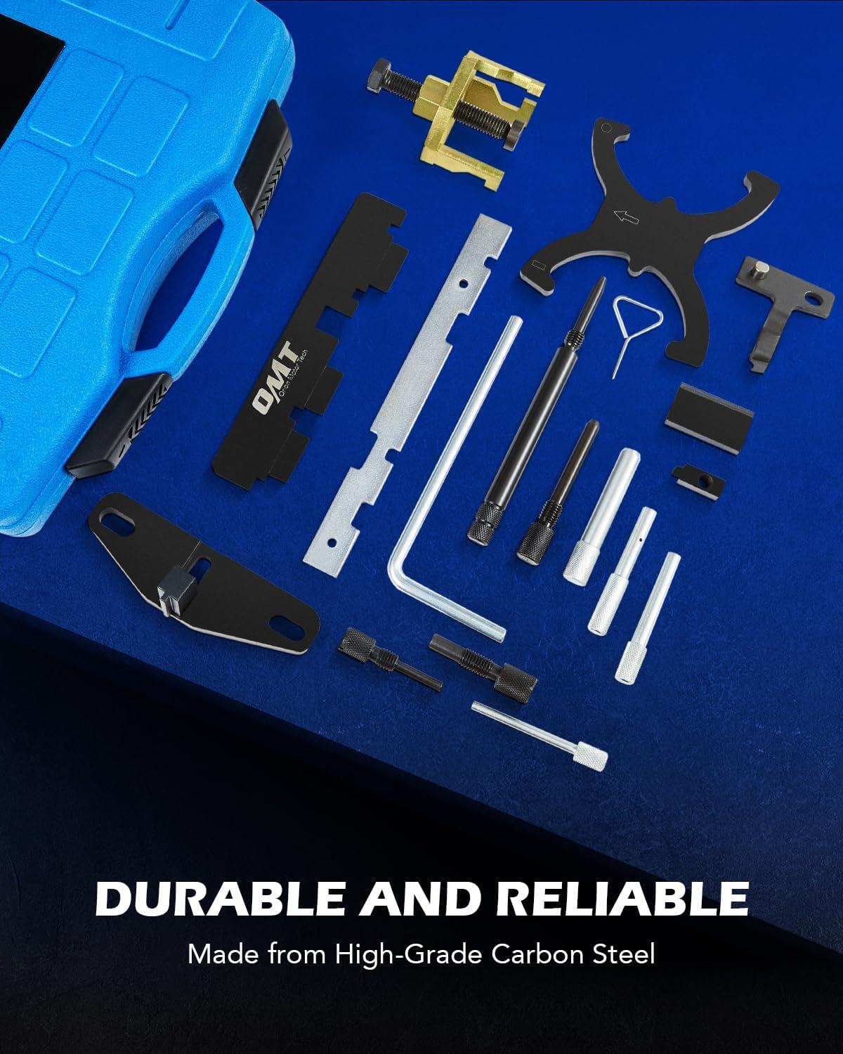 imageOrion Motor Tech Timing Tool Kit Compatible with Ford Focus Fiesta Mazada 15 16 VCT Ecoboost Engine 3031097 303748 3031550 3031552 30337614 15 16 18 20L