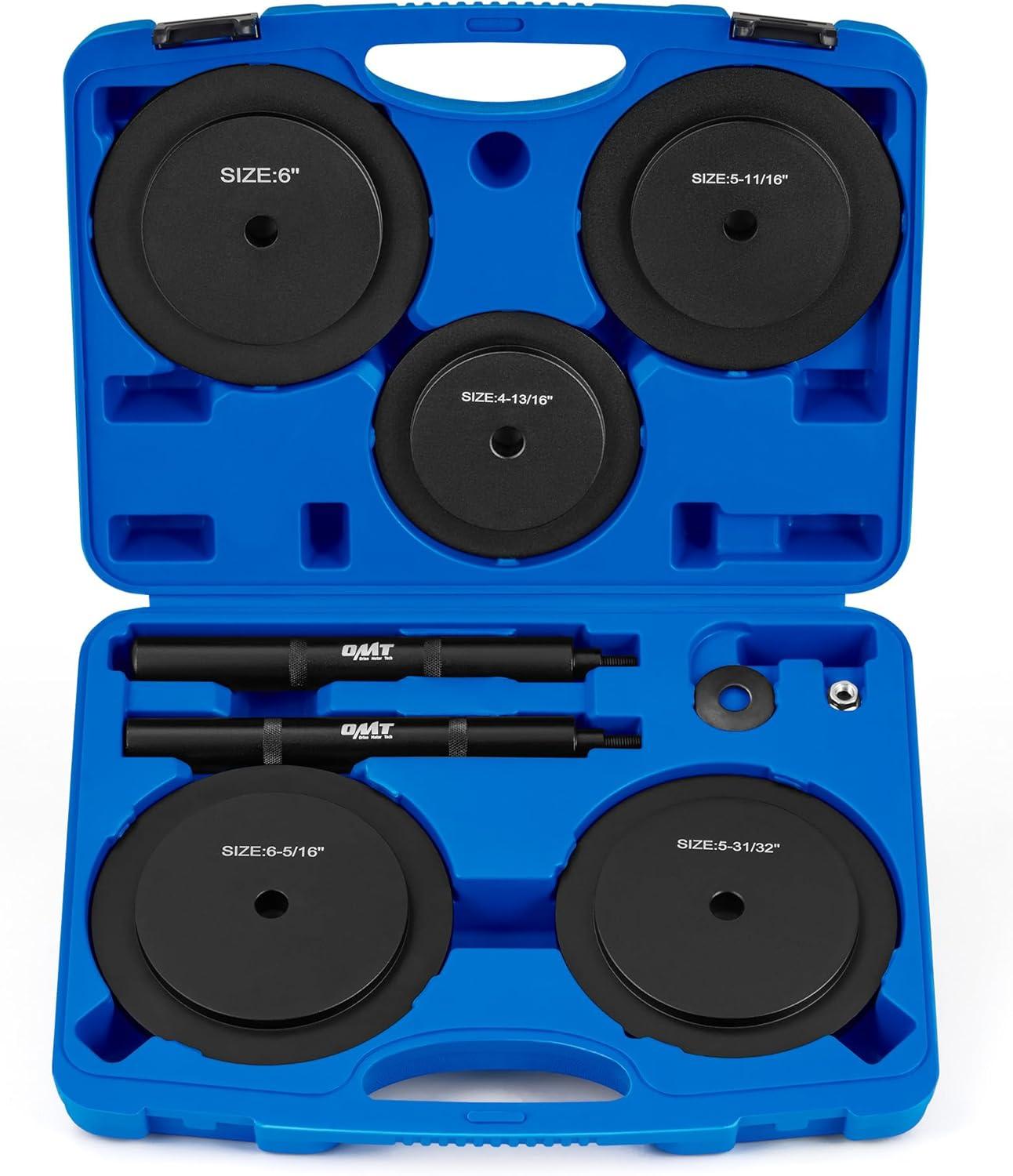 imageOrion Motor Tech Truck Hub Seal Installer Kit Heavy Duty Seal Drivers Compatible with Class 7 8 Trucks Set of 5black