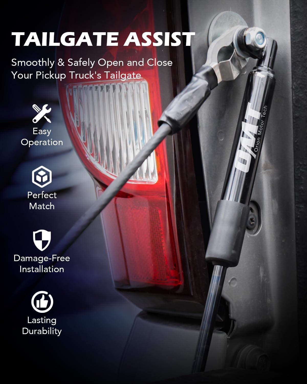 imageOrion Motor Tech Truck Tailgate Assist Pickup Tailgate Lift Assist Kit Compatible with 1997 1998 1999 2000 2001 2002 2003 Ford F150 1999 to 2016 F250 F350 Super Duty ampamp 2010 to 2016 F450 Super DutyOMT43100