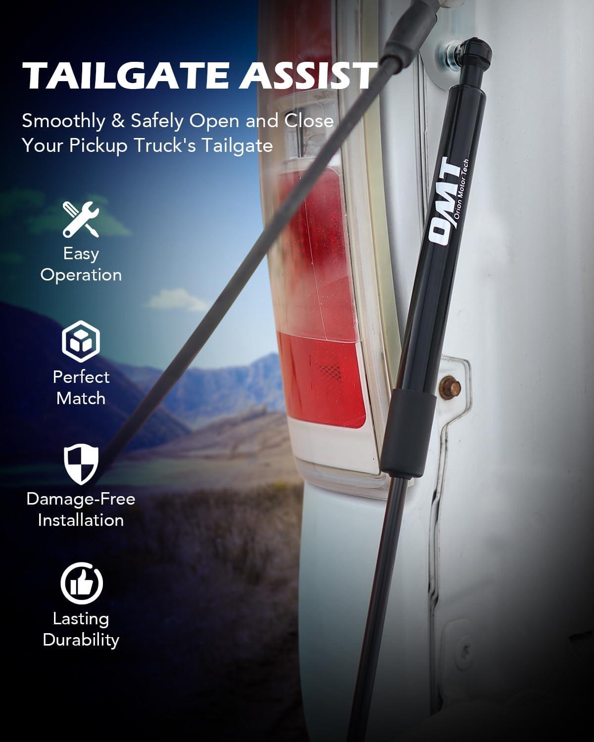 imageOrion Motor Tech Truck Tailgate Assist Pickup Tailgate Lift Assist Kit Compatible with 1997 1998 1999 2000 2001 2002 2003 Ford F150 1999 to 2016 F250 F350 Super Duty ampamp 2010 to 2016 F450 Super DutyOMT43205