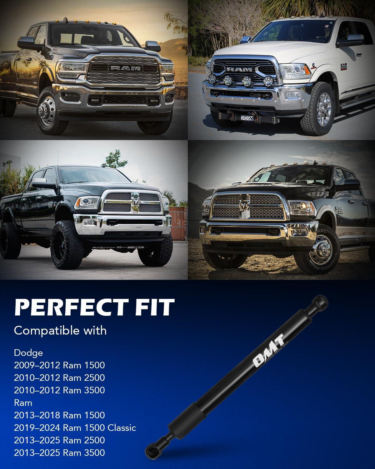 imageOrion Motor Tech Truck Tailgate Assist Pickup Tailgate Lift Assist Kit Compatible with 2009 2010 2011 2012 2013 2014 2015 2016 2017 2018 2019 2020 2021 2022 2023 2024 2025 Dodge Ram 1500 2500 3500OMT43301