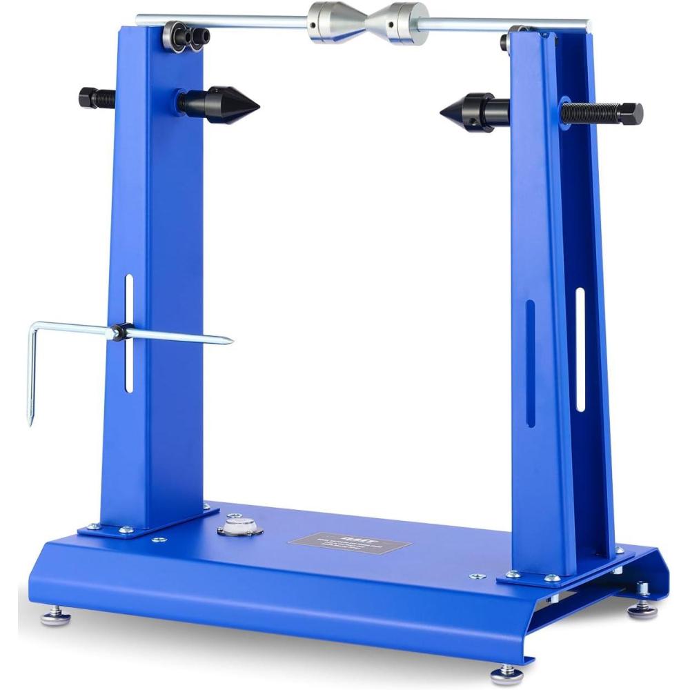 imageOrion Motor Tech Motorcycle Wheel Balancer ampamp Truing Stand Tire Balancer Stand for Motorcycle Wheel with Adjustable Truing Pointer Heavy Duty Bicycle Wheel Truing Stand for Sport Dirt Bike