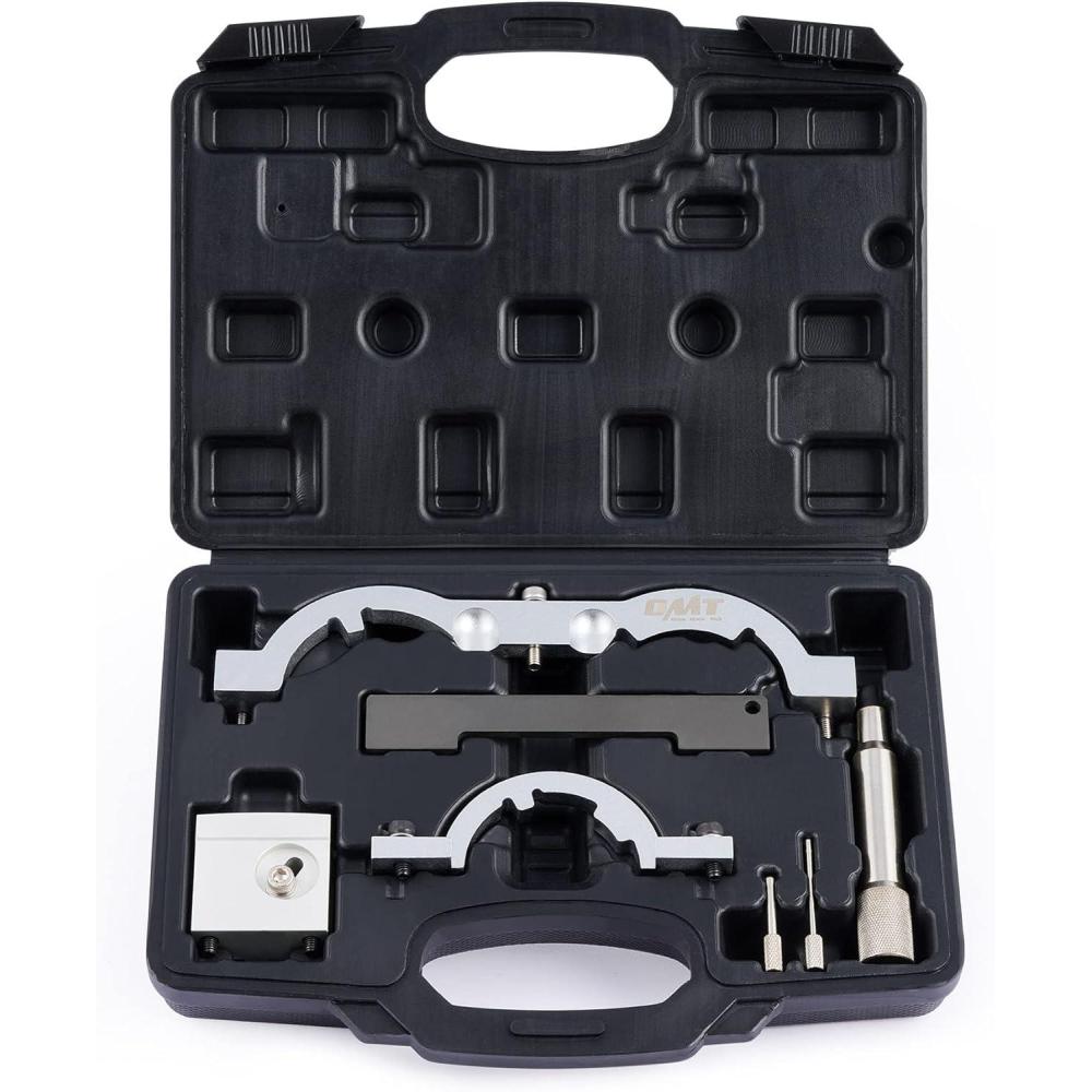 imageOrion Motor Tech Turbo Engine Timing Tool Kit Camshaft Alignment and Locking Tool Set Timing Belt Kit Compatible with 10L 12L 14L Chevy Cruze Vauxhall Opel More 7pc Timing Chain Replacement Setblack