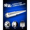 image14x15 Lug Nuts Black 32 Piece M14x15 Spike Lug Nuts Wheel Accessories Compatible with Chevy Ram Ford GMCSilver