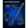 imageOrion Motor Tech 12 Inch Drive Torque Limiting Extension Bar 150 ftlb Black Chromoly Steel5 PCS