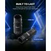 imageOrion Motor Tech 12quot Drive Lug Nut Socket Set Metric 17 19 21 mm ampamp SAE 1316 78 in Wheel Socket Set 5pc Impact Lug Nut Socket Set Thin Wall Lug Nut Sockets with Colored Protective CoversFlip  17 19 21 22 mm  34 1316 78 1516 in