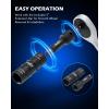 imageOrion Motor Tech 12quot Drive Lug Nut Socket Set Metric 17 19 21 mm ampamp SAE 1316 78 in Wheel Socket Set 5pc Impact Lug Nut Socket Set Thin Wall Lug Nut Sockets with Colored Protective CoversFlip  17 19 21 22 mm  34 1316 78 1516 in