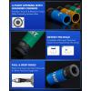 imageOrion Motor Tech 12quot Drive Lug Nut Socket Set Metric 17 19 21 mm ampamp SAE 1316 78 in Wheel Socket Set 5pc Impact Lug Nut Socket Set Thin Wall Lug Nut Sockets with Colored Protective Covers1316 in  78 in  17 mm  19 mm  21 mm