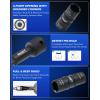 imageOrion Motor Tech 12quot Drive Lug Nut Socket Set Metric 17 19 21 mm ampamp SAE 1316 78 in Wheel Socket Set 5pc Impact Lug Nut Socket Set Thin Wall Lug Nut Sockets with Colored Protective CoversFlip  17 19 21 22 mm  34 1316 78 1516 in