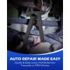 imageOrion Motor Tech 2 Piece Axle Popper Kit Inner CV Axle Removal Tool Set for CV Axle Tie Rod and Ball Joint Removal on Front Wheel Drive Cars Fork and Shim Tool with 14quot Long 2quot Opening