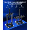 imageOrion Motor Tech 2 in 1 Bushing Driver Tool ampamp Bearing Press Kit Complete Bushing ampamp Bearing Service Kit with 2quot and 3quot Jaws 5 Ton Capacity Bearing Separator Heavy Duty Wheel Bearing Puller Tool Set
