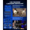 imageOrion Motor Tech 2 in 1 Bushing Driver Tool ampamp Bearing Press Kit Complete Bushing ampamp Bearing Service Kit with 2quot and 3quot Jaws 5 Ton Capacity Bearing Separator Heavy Duty Wheel Bearing Puller Tool Set