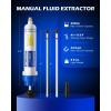 imageOrion Motor Tech 200mL Manual Fluid Extractor and Filler Syringe Style Pump for Power Steering Transmission Gear Oil ampamp Brake Fluid Changes Hand Vacuum Pump for ATV Boat Automotive Fluid Extractionblue