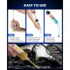 imageOrion Motor Tech 200mL Manual Fluid Extractor and Filler Syringe Style Pump for Power Steering Transmission Gear Oil ampamp Brake Fluid Changes Hand Vacuum Pump for ATV Boat Automotive Fluid Extractionorange