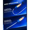 imageOrion Motor Tech 200mL Manual Fluid Extractor and Filler Syringe Style Pump for Power Steering Transmission Gear Oil ampamp Brake Fluid Changes Hand Vacuum Pump for ATV Boat Automotive Fluid Extractionblue