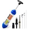 imageOrion Motor Tech 200mL Manual Fluid Extractor and Filler Syringe Style Pump for Power Steering Transmission Gear Oil ampamp Brake Fluid Changes Hand Vacuum Pump for ATV Boat Automotive Fluid Extractionblue