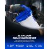 imageOrion Motor Tech 3L Vacuum Brake Bleeder Kit Pneumatic Brake Fluid Bleeder Kit with 32 qt Brake Fluid Extractor 1L Refilling Bottle 18 Adapters One Person Brake Bleed Fluid Pump Brake Bleeding Tool