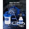 imageOrion Motor Tech 3L Vacuum Brake Bleeder Kit Pneumatic Brake Fluid Bleeder Kit with 32 qt Brake Fluid Extractor 1L Refilling Bottle 18 Adapters One Person Brake Bleed Fluid Pump Brake Bleeding Tool