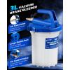 imageOrion Motor Tech 3L Vacuum Brake Bleeder Kit Pneumatic Brake Fluid Bleeder Kit with 32 qt Brake Fluid Extractor 1L Refilling Bottle 18 Adapters One Person Brake Bleed Fluid Pump Brake Bleeding Tool