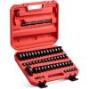 imageOrion Motor Tech 52in1 Custom Bushing Driver Tool Set and Transmission Wheel Axle Bearing Race Seal Installer Remover Bush Removal Puller Bearing Press Tool Kitred