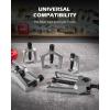 imageOrion Motor Tech 5in1 Ball Joint Separator Pitman Arm Puller Tie Rod End Tool Set for Front End Service Splitter Removal Kit BS06Red
