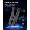 imageOrion Motor Tech 5in1 Ball Joint Separator Pitman Arm Puller Tie Rod End Tool Set for Front End Service Splitter Removal Kit RB06Master