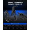imageOrion Motor Tech 5in1 Ball Joint Separator Pitman Arm Puller Tie Rod End Tool Set for Front End Service Splitter Removal Kit RB06Master