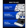 imageOrion Motor Tech 5x475 Wheel Spacers 2 Inch Wheel Spacers with M12x15 Studs Compatible with Chevy Camaro GMC Jimmy Sonoma Buick Cadillac Oldsmobile Pontiac 871mm Center Bore Spacers Set of 4