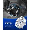 imageOrion Motor Tech 6x135 Wheel Spacers with 14x20 Studs Compatible with 20042014 Ford F150 Unfit 0408 XLXTL 20032018 Ford Expedition 20032014 Lincoln Navigator 4pcs