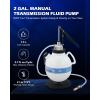 imageOrion Motor Tech 75L Transmission Fluid Pump 2 Gallon Manual ATF Refill Kit Transmission Fluid Hand Pump Automotive Transmission Fluid Transfer Pump Transmission Fill Pump with 15 ATF Adapters