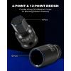 imageOrion Motor Tech 8pc Axle Nut Socket Set 12 in Drive Metric 12 Point CRMO Axle Nut Impact Socket Set ExtraDeep Spindle Axle Nut Sockets with Storage Case 14mm 17mm 19mm 30mm 32mm 34mm 35mm 36mm
