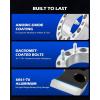 imageOrion Motor Tech 8x65 Wheel Spacers 2 Inch Wheel Adapters with Studs Compatible with 19942011 Dodge Ram 2500 3500 19881998 Ford F250 F350 8x1651 Wheel Spacer Kit with 130 mm Hub Bore Set of 4
