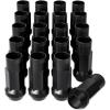imageOrion Motor Tech 91618 Wheel Lug Nuts 32 Pack Black 916 x 18 Trim Lug Nuts 2 inches Tall Spline Drive Cone Seat Compatible with Dodge 19942011 Ram 2500 3500 Aftermarket Wheel 8x65 5x55Black