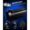 imageOrion Motor Tech 91618 Wheel Lug Nuts 32 Pack Black 916 x 18 Trim Lug Nuts 2 inches Tall Spline Drive Cone Seat Compatible with Dodge 19942011 Ram 2500 3500 Aftermarket Wheel 8x65 5x55Black
