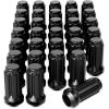 imageOrion Motor Tech 91618 Wheel Lug Nuts 32 Pack Black 916 x 18 Trim Lug Nuts 2 inches Tall Spline Drive Cone Seat Compatible with Dodge 19942011 Ram 2500 3500 Aftermarket Wheel 8x65 5x55Black