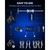 imageOrion Motor Tech 9Way Slide Hammer Puller Set Front Wheel Hub Bearing Remover ampamp Rear Wheel Axle Hub Dent Shaft Puller Tool Kitblue case
