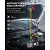 imageOrion Motor Tech AC Vacuum Pump and Gauge Set 13 hp 4 cfm Vacuum Pump Manifold Gauge Kit with Leak Detector 4 Hoses ampamp Accessories for R134a R22 R410a AC Vacuum Pump Kit for Auto HVAC Systems35 CFM3 way